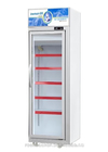 5 congelador comercial da exposição do supermercado da porta de 450L camadas do aço revestido plástico do único