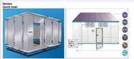 Sala de armazenamento fresca grande da unidade de refrigeração/sala de processamento fria para refrigerar do gelado