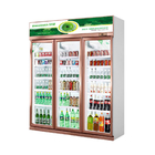 Equipamento de refrigeração de vidro de alta qualidade da porta da exposição comercial do refrigerador da bebida