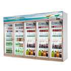 Do fã de vidro comercial do congelador de refrigerador da porta do refrigerador 5 da bebida da loja tipo refrigerando