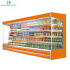 Refrigerador aberto refrigerando de Multideck do fruto vegetal do fã para o supermercado 220V 50HZ