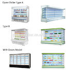 Mostra aberta personalizada refrigerador de Fuit da promoção do refrigerador do tamanho do supermercado do fabricante de China