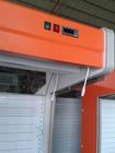 Sistema de refrigeração aberto do telecontrole da cor da laranja do refrigerador 3m de Multideck das frutas e legumes