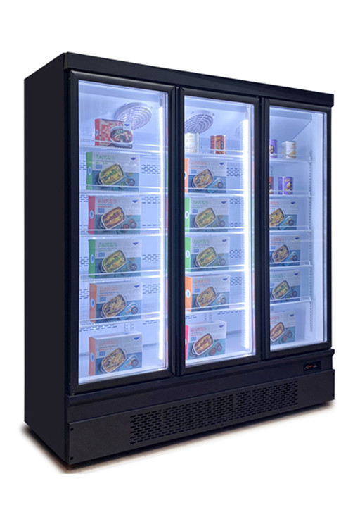 A montagem inferior automática degela o quadro de porta de vidro do PVC do congelador da porta