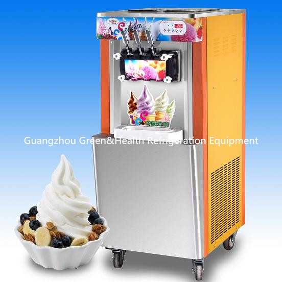 Gelado industrial de baixo nível de ruído que faz o CE das máquinas para a concessão congelada do iogurte