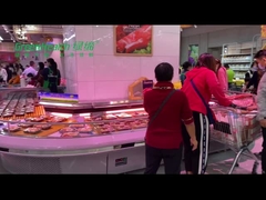 Compressor Panasonic Display Fresh Meat Cooler 1200*1180*930mm