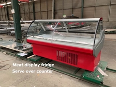 Refrigerador de vitrine de carne