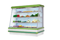 Sistema remoto refrigerador vegetal longo da exposição de dois medidores verde/cor do preto/a branca