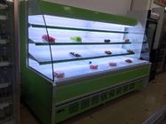 Sistema remoto refrigerador vegetal longo da exposição de dois medidores verde/cor do preto/a branca