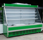 Líquido refrigerante R404/R22 aberto do refrigerador da exposição de Multideck do refrigerador de três prateleiras