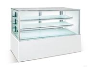 Refrigerador de vidro dobro da porta da sobremesa 1,2 medidores, congelador R134a da exposição do bolo 540W