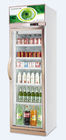 O refrigerador comercial da bebida da porta de vidro ereta com Danfoss/bebidas indica o refrigerador