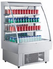 Refrigerador aberto de Multideck da exposição da bebida mini para o tipo refrigerando do fã da loja
