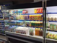 Armários de exposição refrigerados Multideck aerodinamizados/fruto e refrigerador da exposição de Veg