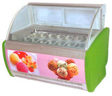 Vitrina portátil do gelado dos picolés com unidade de exposição opcional das bandejas/gelado