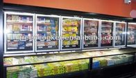 O anúncio publicitário combinou as portas 1600w do congelador seis de Frige para o supermercado