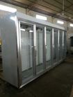 Refrigerador de vidro -20°C da porta das camadas triplas com compressor de Copeland