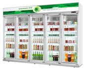 5 refrigeradores comerciais 400L/800L/1220L da camada e da bebida da prateleira ajustável