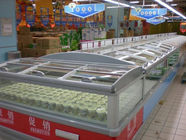 Tipo remoto da liga do sistema de refrigeração do congelador grande da ilha do supermercado do centro comercial
