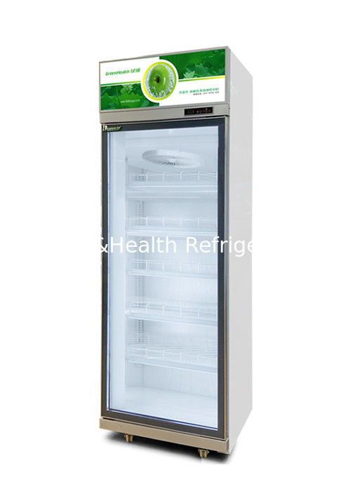 Refrigerador de bebidas comercial com porta de vidro tripla 1050W de potência e 1530L de capacidade para supermercados