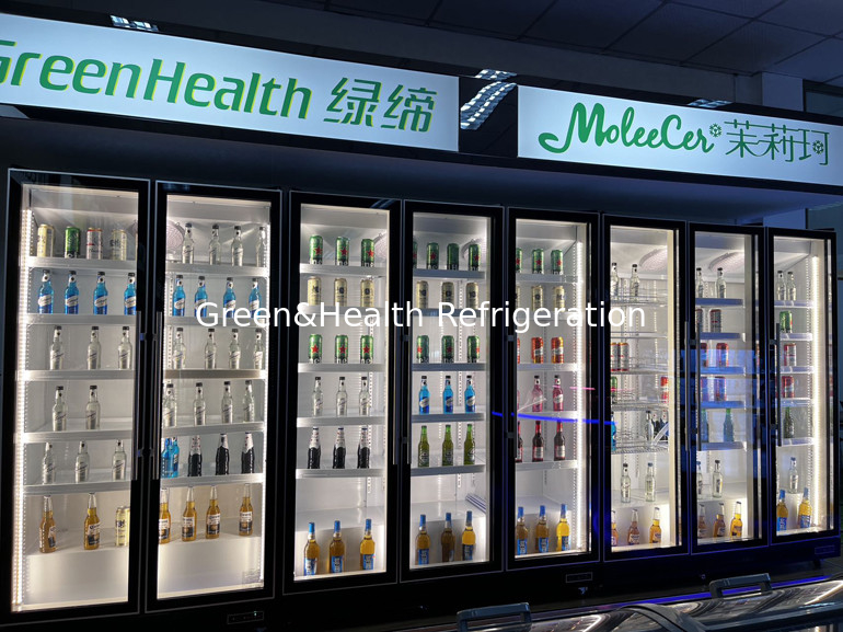 Não Top Light Box 740L CCC Automático descongelamento refrigerador refrigerador bebida e vinho
