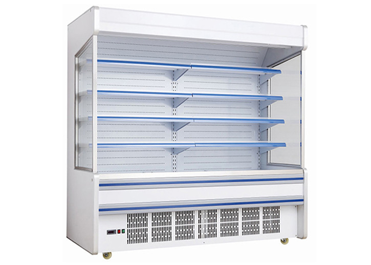 2.5m Plug In System 4 Layers Refrigerador Comercial Aberto para Display Merchandiser