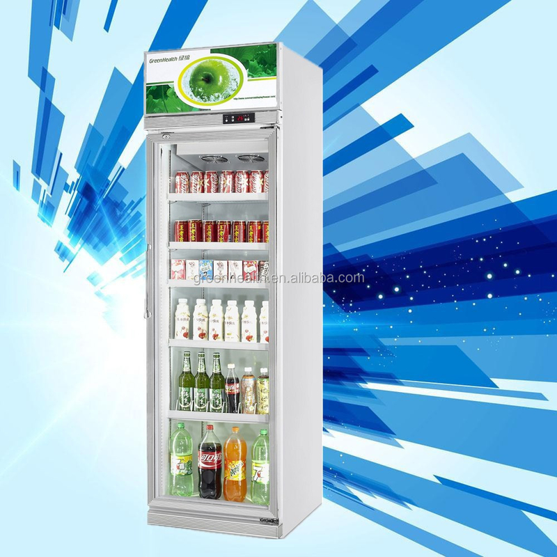 Refrigerador de porta de vidro de 457L Mini Refrigerador de porta de vidro de 1 porta Refrigerador para US Standard 17 Cu.Ft.