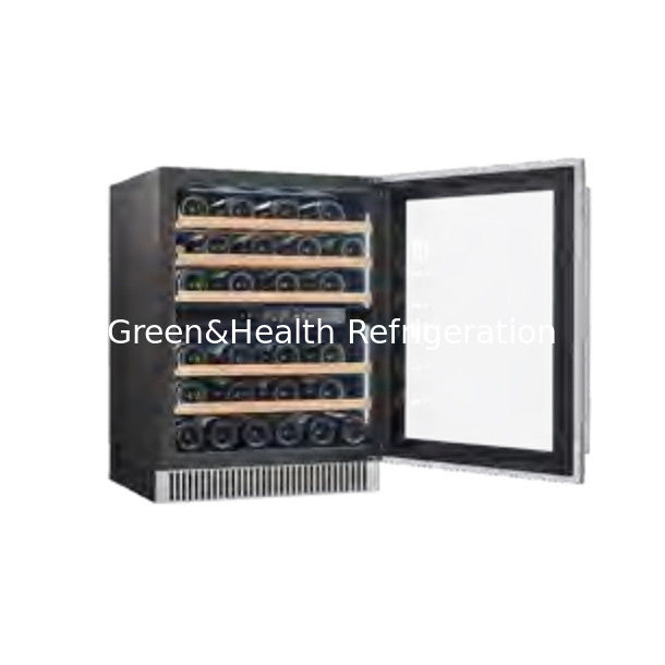 Certificado ETL Economia de espaço Frigorífico de aço inoxidável de zona dupla Para armazenamento de cerveja de vinho