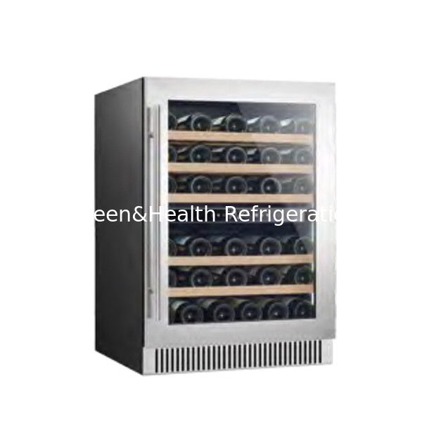 Certificado ETL Economia de espaço Frigorífico de aço inoxidável de zona dupla Para armazenamento de cerveja de vinho