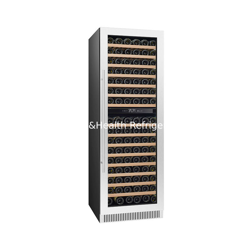 Certificado ETL Refrigerador de visualização de vinho personalizável de 185 garrafas 445L com 110V 220V 50HZ 60HZ