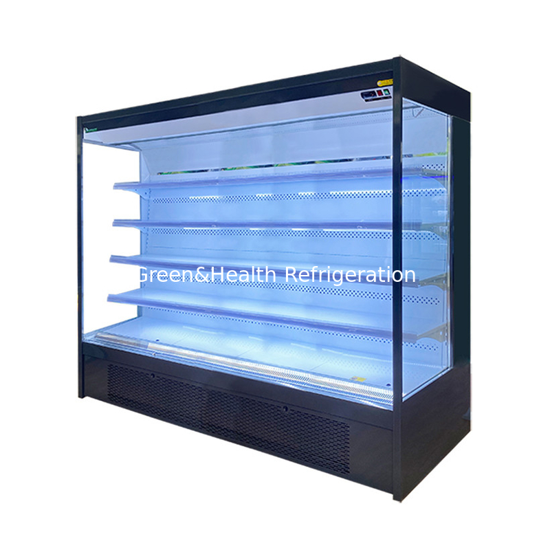 Espaços comerciais Multideck chiller aberto para manter os produtos frescos e frescos