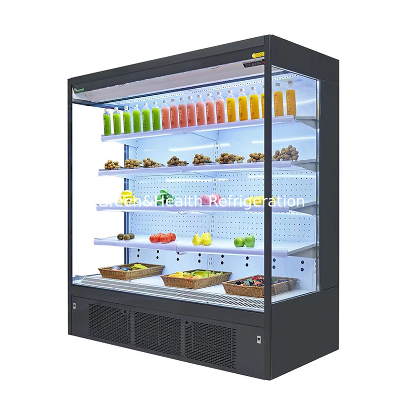 Espaços comerciais Multideck chiller aberto para manter os produtos frescos e frescos