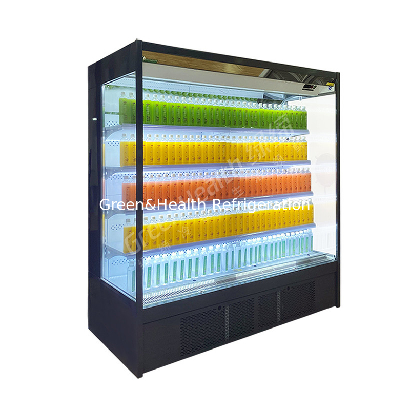Espaços comerciais Multideck chiller aberto para manter os produtos frescos e frescos