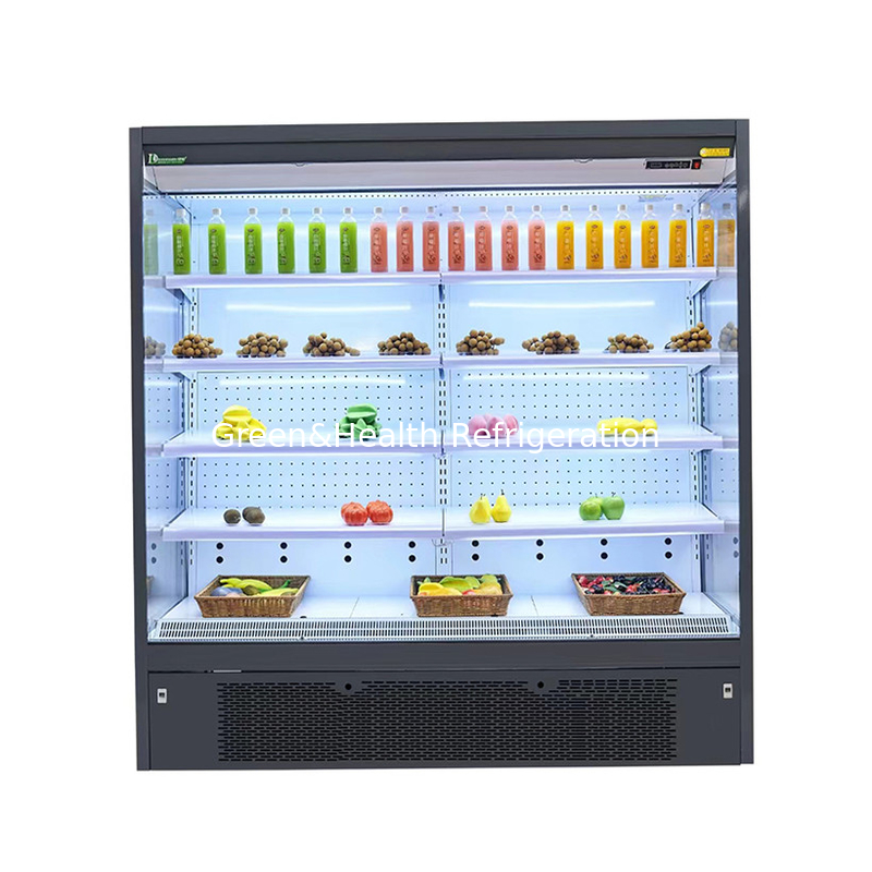 Espaços comerciais Multideck chiller aberto para manter os produtos frescos e frescos