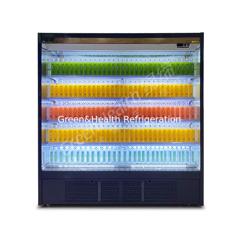 Espaços comerciais Multideck chiller aberto para manter os produtos frescos e frescos