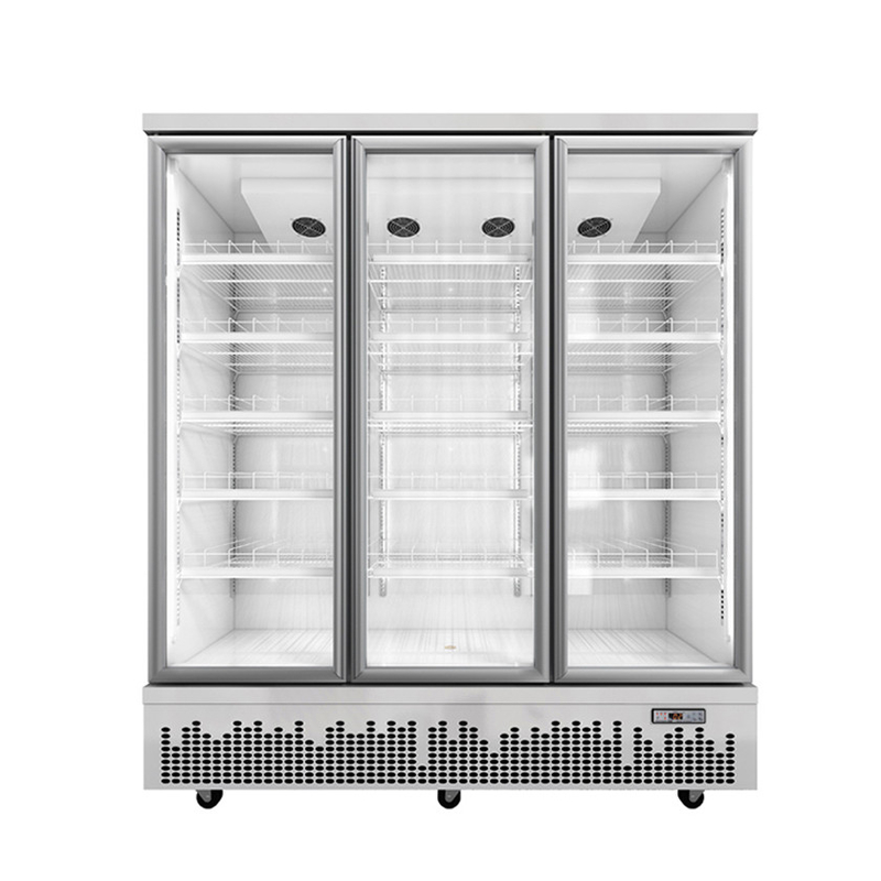Usar porta de vidro bebidas refrigerador de bebidas para espaços comerciais modernos