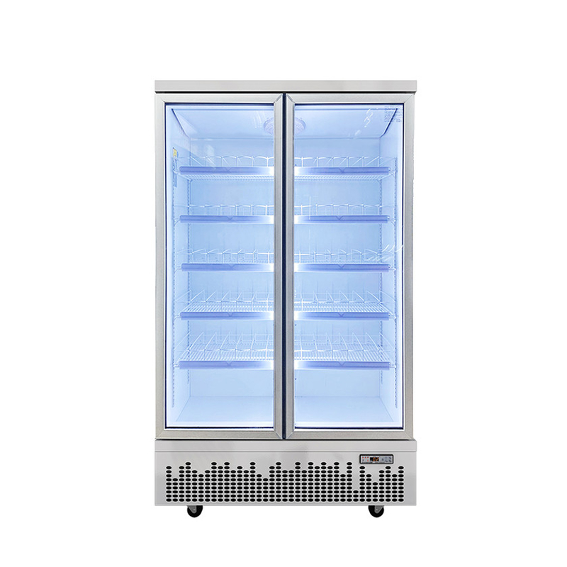 Usar porta de vidro bebidas refrigerador de bebidas para espaços comerciais modernos