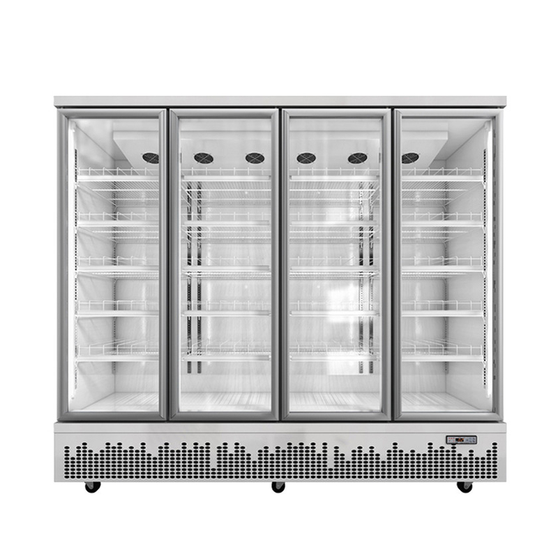 Usar porta de vidro bebidas refrigerador de bebidas para espaços comerciais modernos