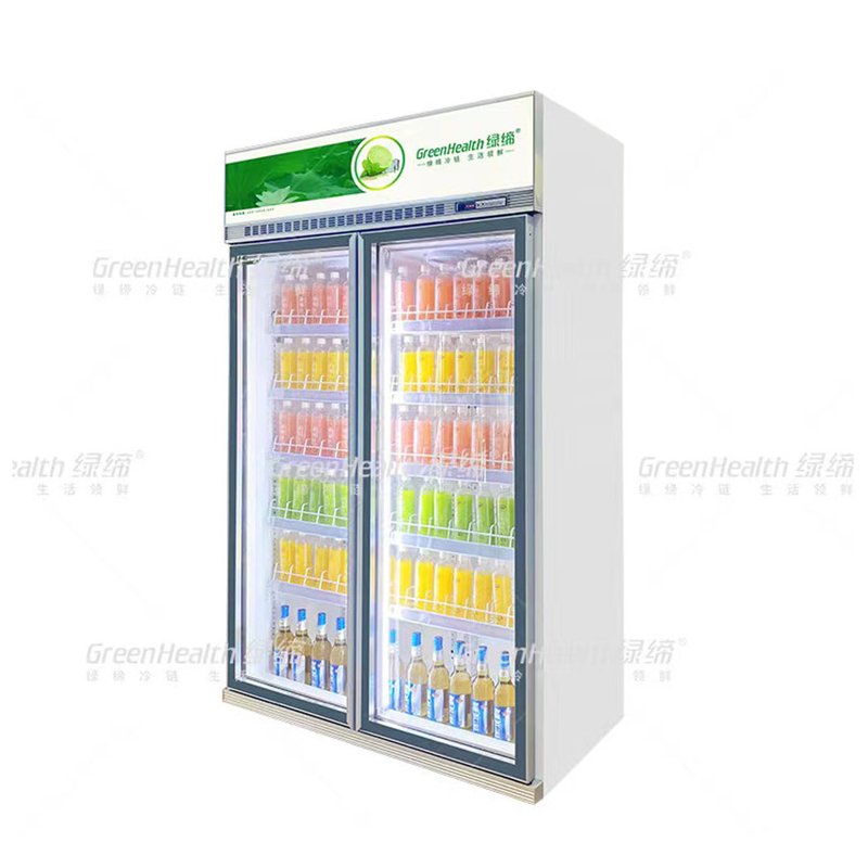5 camadas refrigerador de bebidas comerciais com controlador digital para solução de refrigeração do supermercado