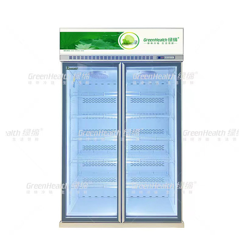 5 camadas refrigerador de bebidas comerciais com controlador digital para solução de refrigeração do supermercado