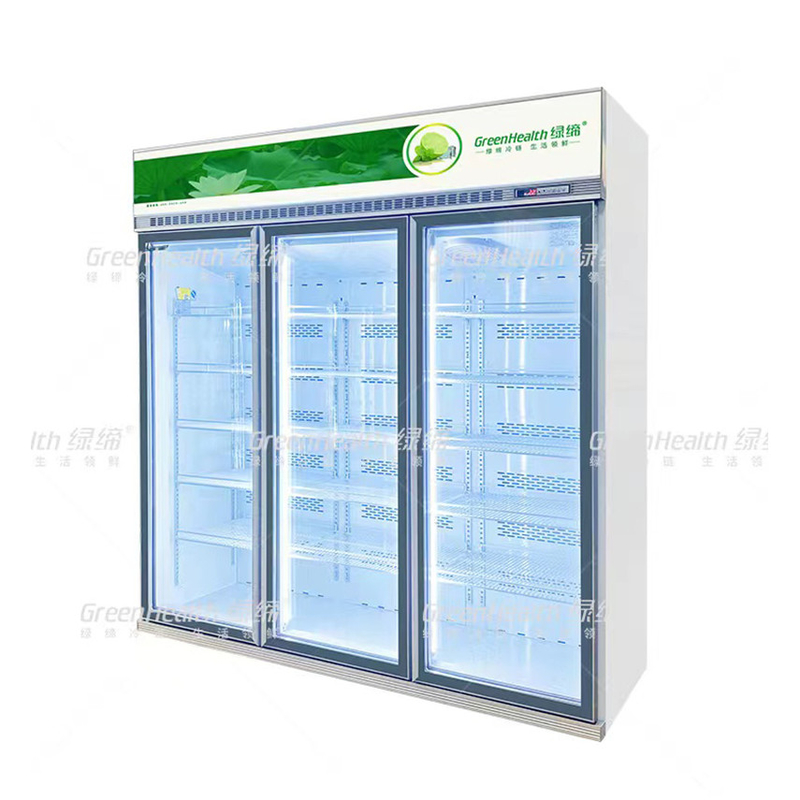 5 camadas refrigerador de bebidas comerciais com controlador digital para solução de refrigeração do supermercado