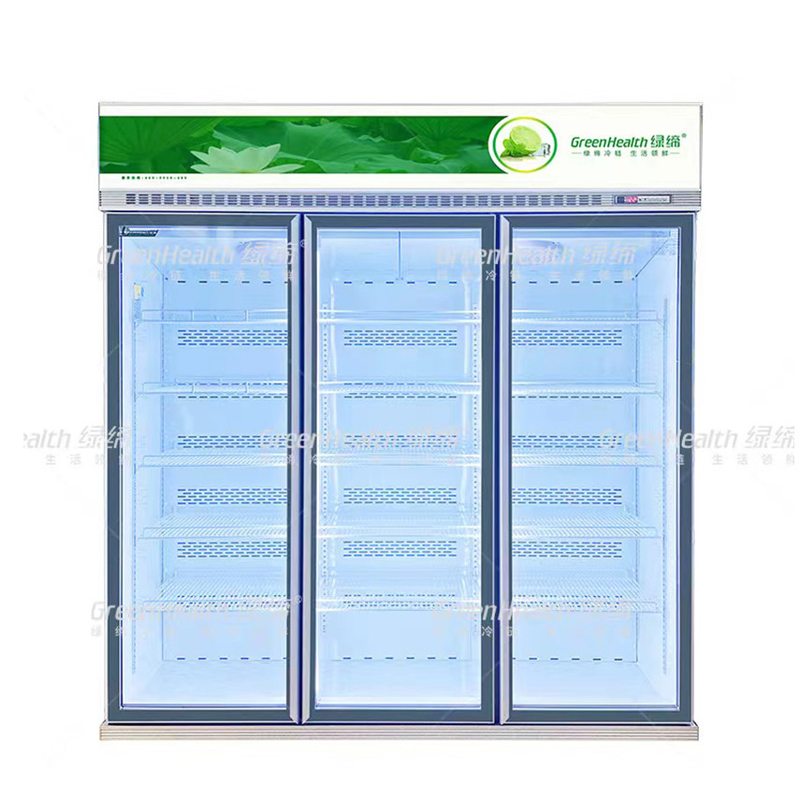 5 camadas refrigerador de bebidas comerciais com controlador digital para solução de refrigeração do supermercado