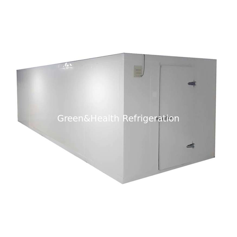 Sala de armazenamento a frio profissional para vegetais, frutas, carnes e peixes com refrigeração por água ou ar