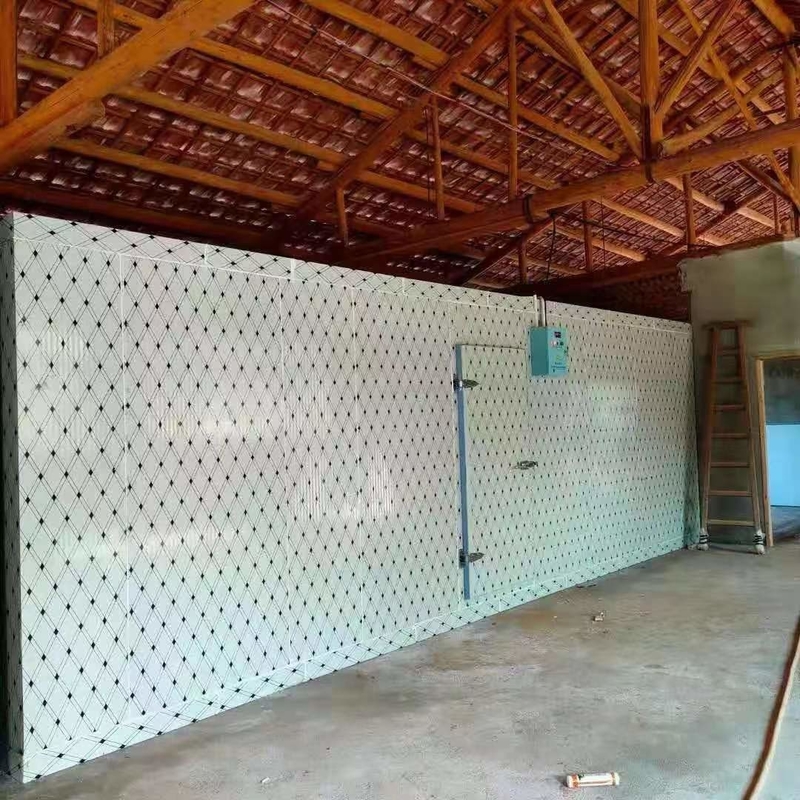 Sala de armazenamento frio Aqua-frigorífico com sistema de refrigeração