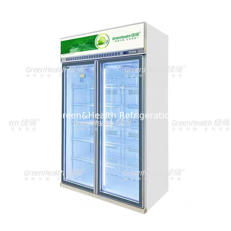 Supermercado avançado personalizado 5 camadas Chiller com ventilador de refrigeração e Cubigel unidade de compressor