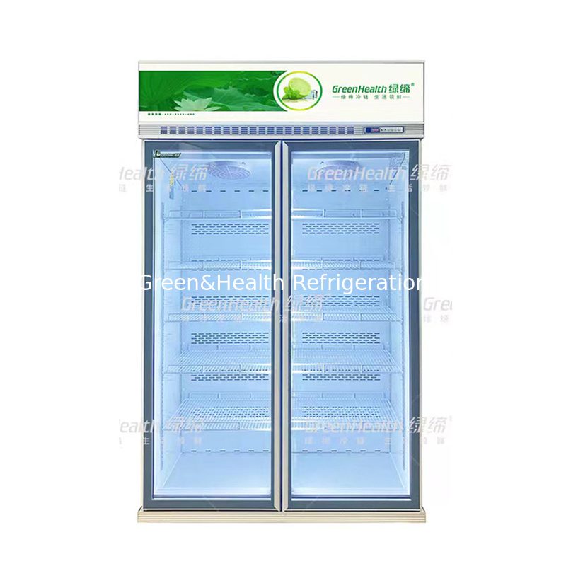 Supermercado avançado personalizado 5 camadas Chiller com ventilador de refrigeração e Cubigel unidade de compressor