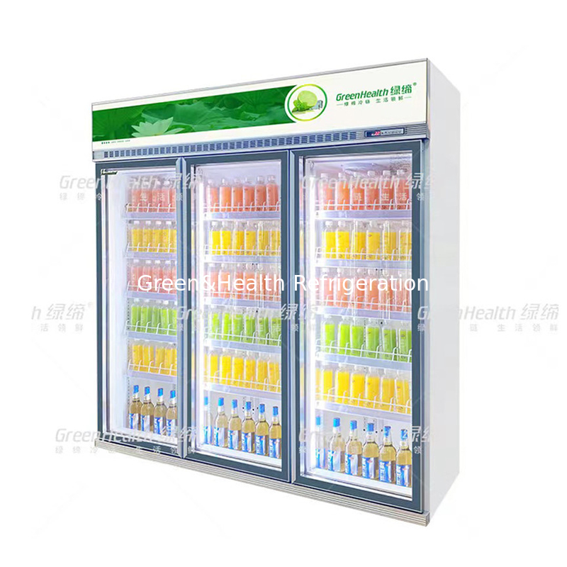Supermercado avançado personalizado 5 camadas Chiller com ventilador de refrigeração e Cubigel unidade de compressor