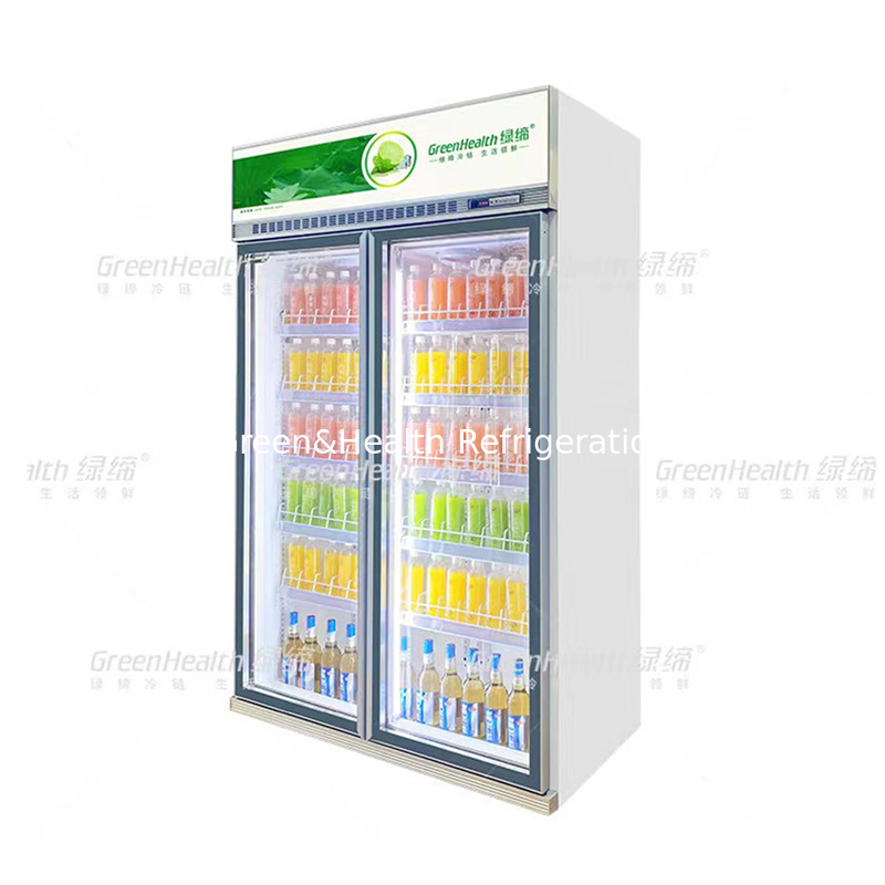 Supermercado avançado personalizado 5 camadas Chiller com ventilador de refrigeração e Cubigel unidade de compressor