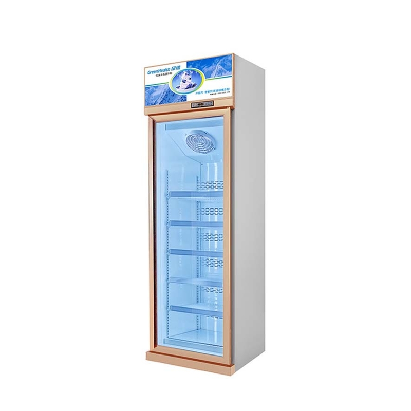 5 camadas Prateleiras Prateado Champanhe Cores de vidro Porta congelador Para alimentos do mar congelados
