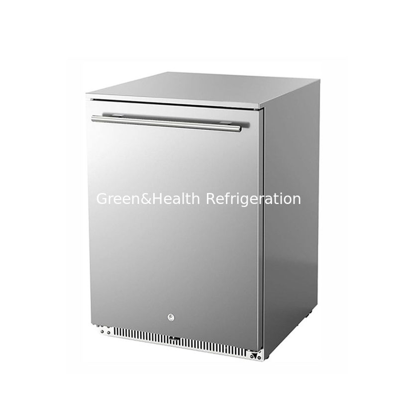 Certificado ETL 900L 100 latas Refrigerador de bebidas porta de vidro completa Refrigerador exterior